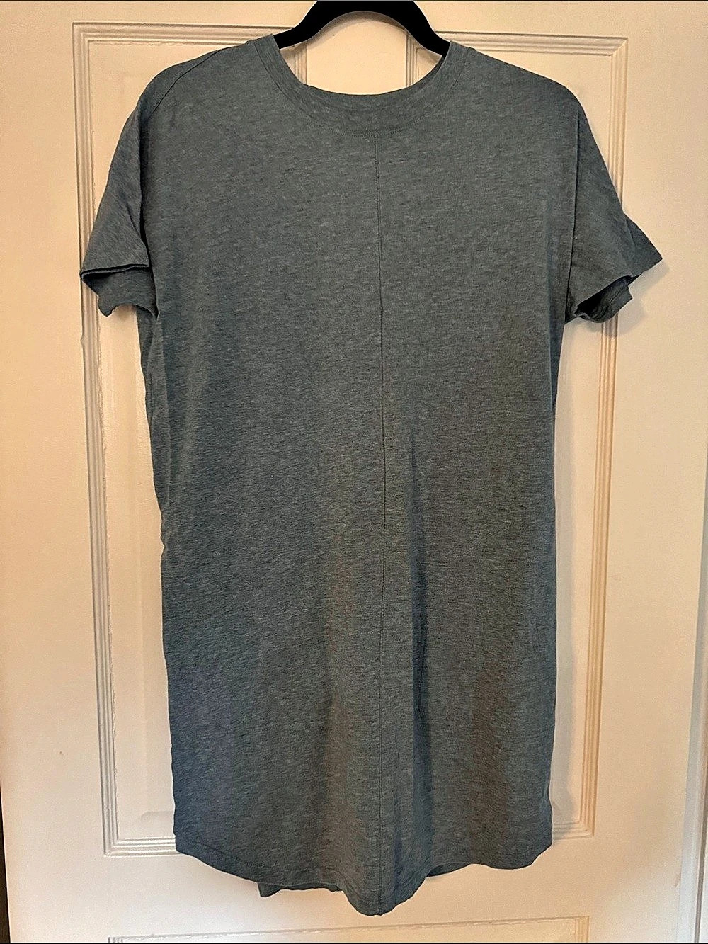 Kit & Ace Classic-Fit Cotton-Blend T-Shirt Dress blue-small